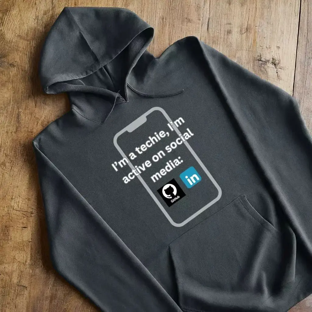 Active on Socials Hoodie